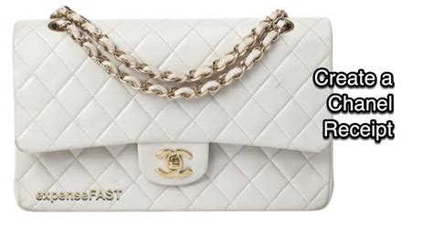 chanel bag receipt online|Chanel bag online shop.